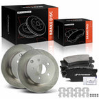 Ceramic Pads & Rear Disc Brake Rotors for Toyota Matrix (2009–2013)