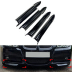 ABS Front Bumper Splitter Lip Canard for BMW 3 Series E90 E91 (2005-2008)