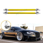 Gold Alloy Adjustable Bumper Lip Splitter Rod Strut Tie Bars Universal (2010–2025)