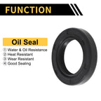 Set of 5 Oil Seal Rotary Shaft Seal NBR Rubber 25x40x7mm