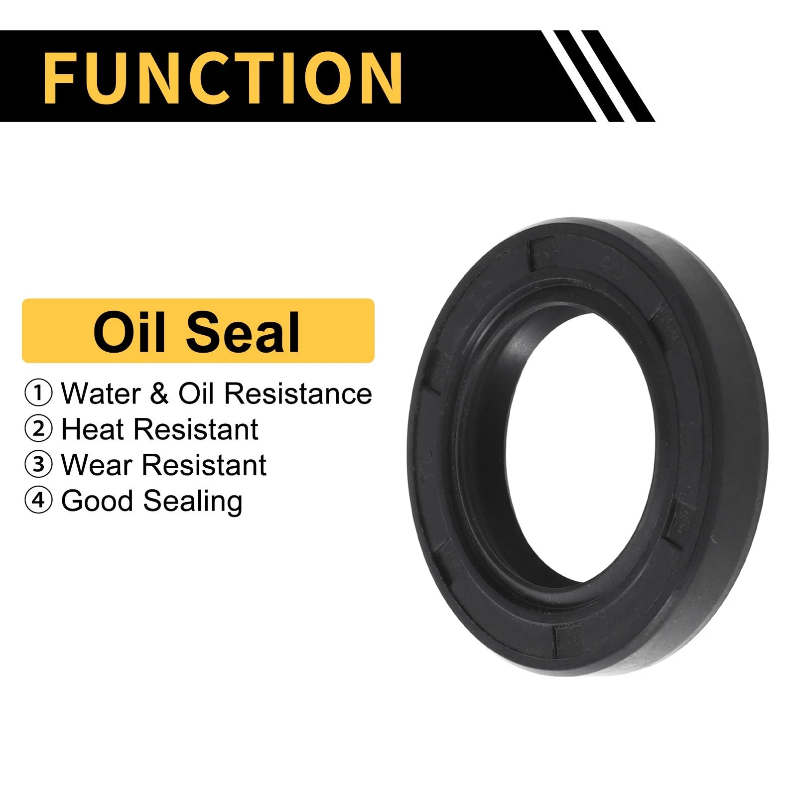 Set of 5 Oil Seal Rotary Shaft Seal NBR Rubber 25x40x7mm