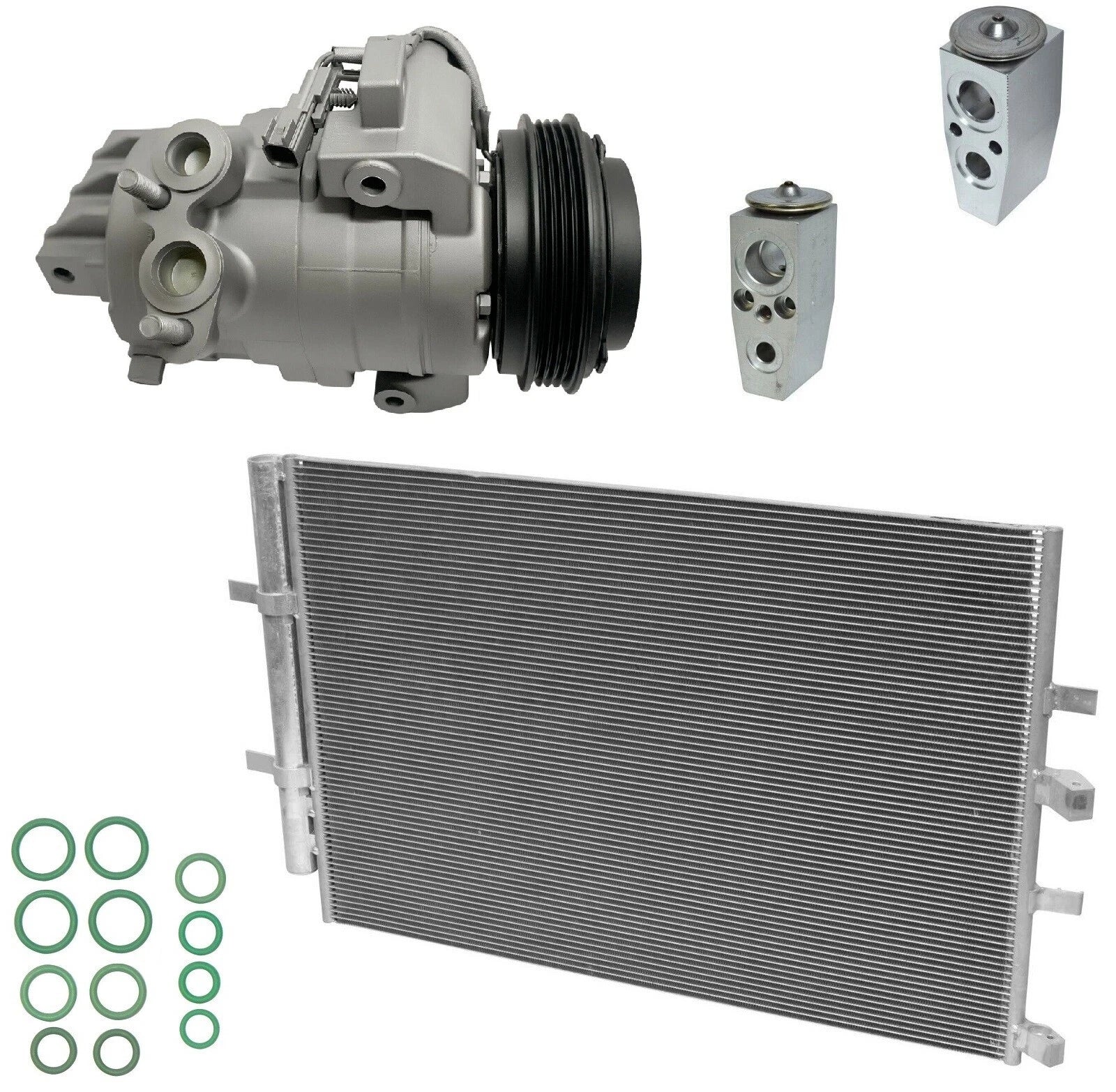 AC Compressor Kit With Condenser for Ford Transit-250 (2017–2019)