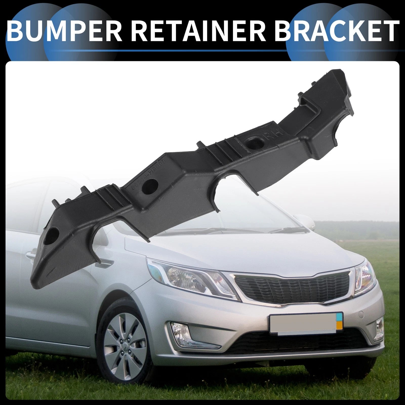 1pc Right Front Bumper Retainer Bracket No. 86514H9000 for Hyundai Elantra (2021–2023)