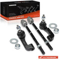 Set of 4 Steering Tie Rod Ends for Jeep Liberty (2002–2007)