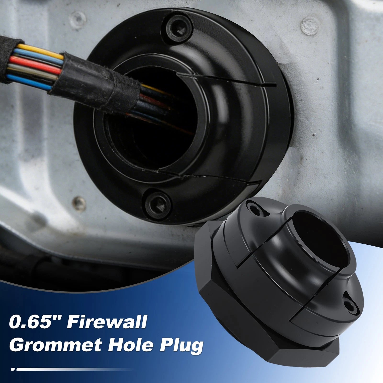 Engine Harness Firewall Grommet Hole Plug for Honda CR-V Accord Civic (1990–2001)