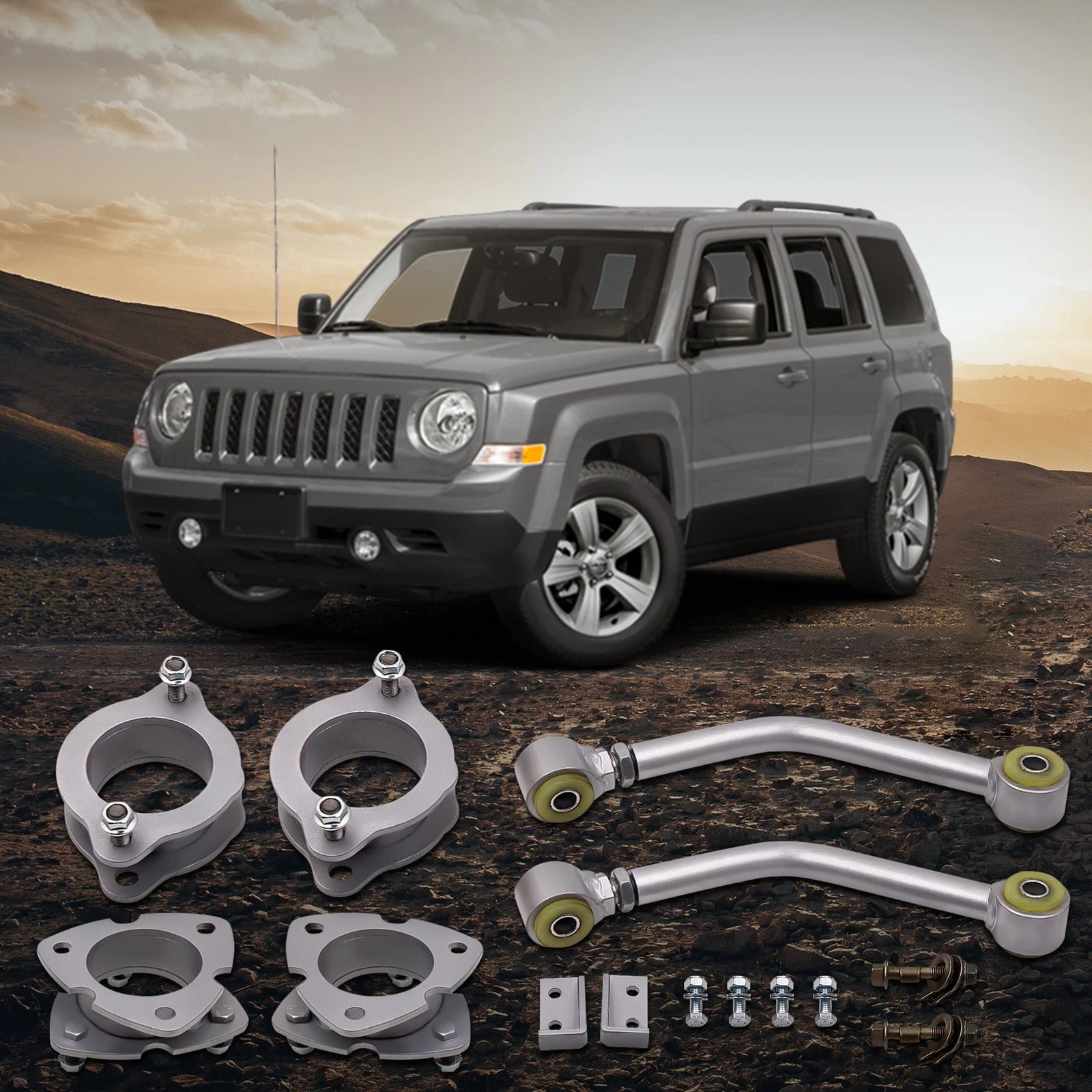 2" Lift Kit for Jeep Compass Patriot (2007–2017) Steel