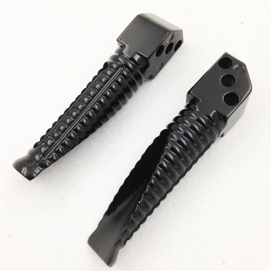 Black Racing Foot Pegs for Kawasaki ZX-6R 636RR ZZR 750 1100 1200 10R