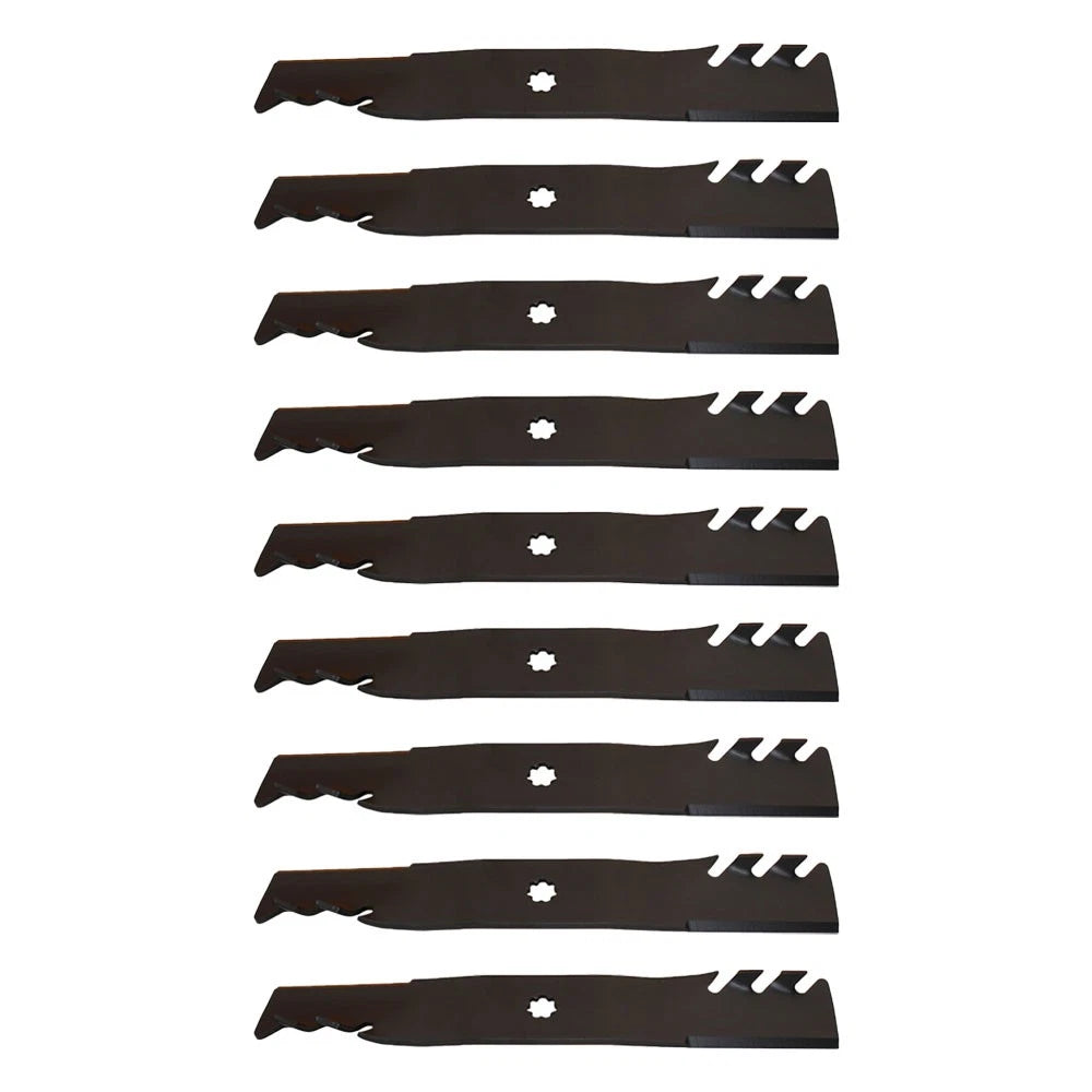 9PK Mulching Blades for John Deere GX21784 LA145 LA140 LA165 X140 D140 (48")