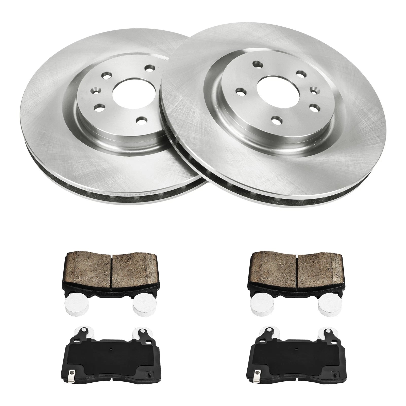 Ceramic Front Vented Rotors and Pads for Chevrolet Camaro (2011–2015)