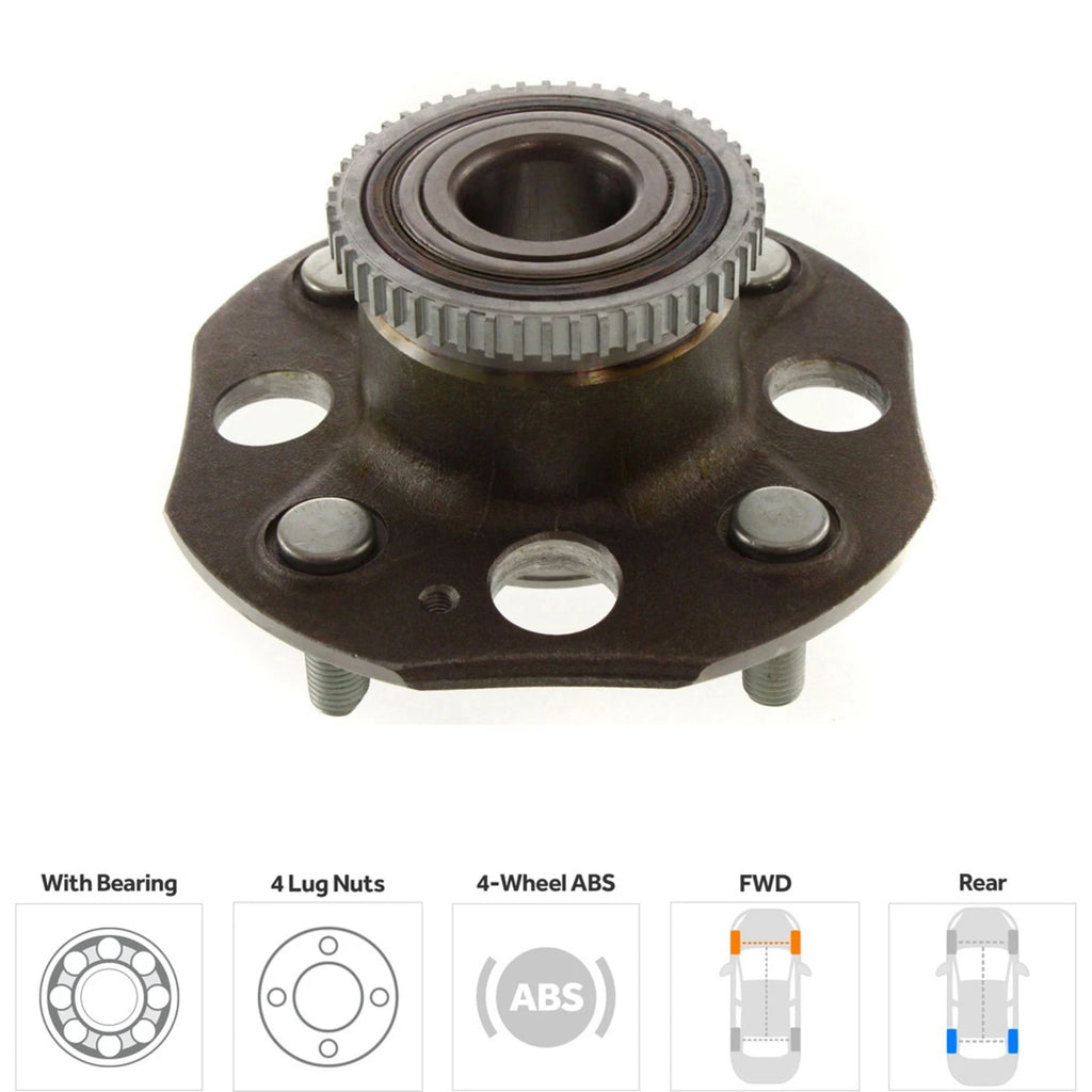 Set of 2 Wheel Hubs for Honda Accord