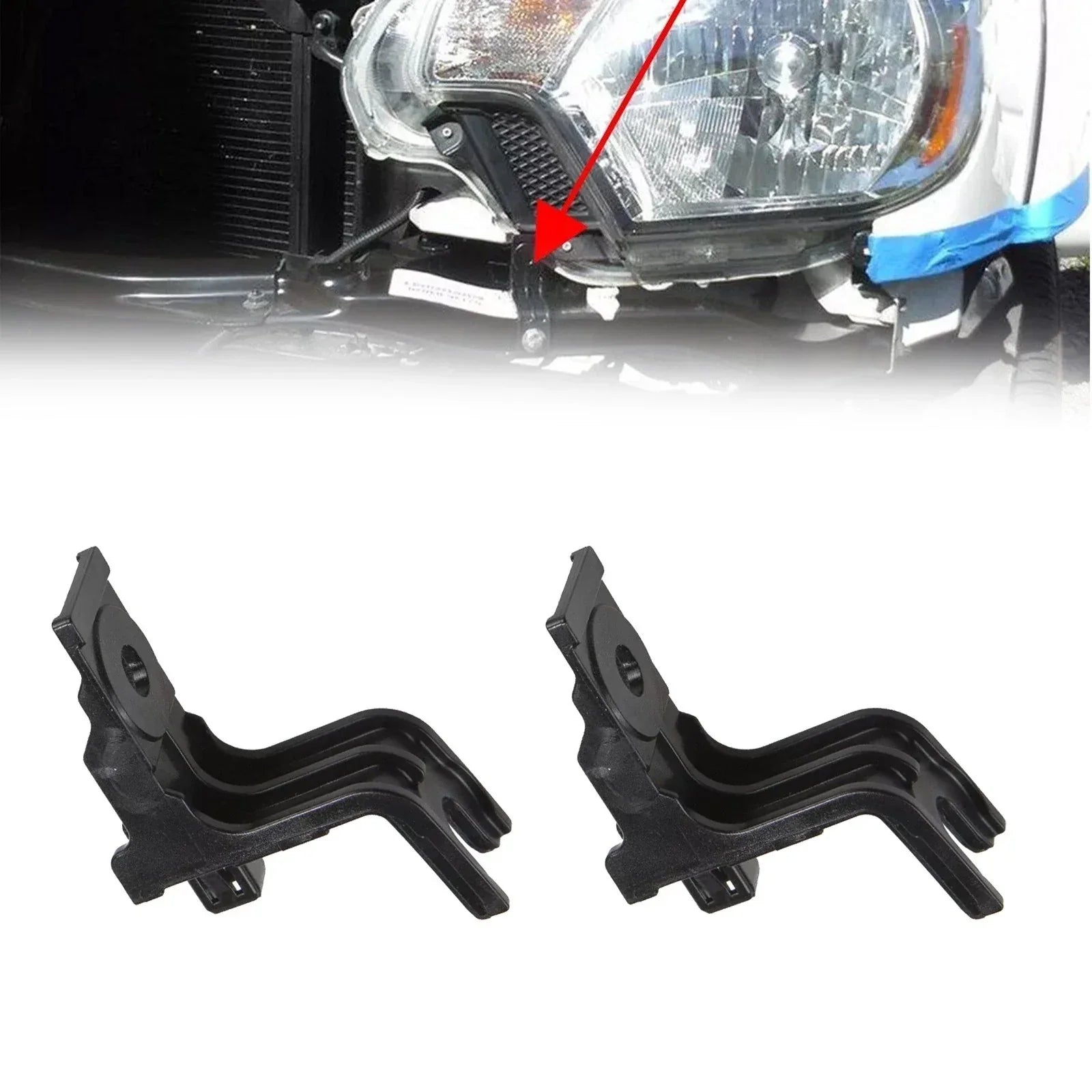 Plastic Front Bumper Filler Clips for Toyota Tacoma