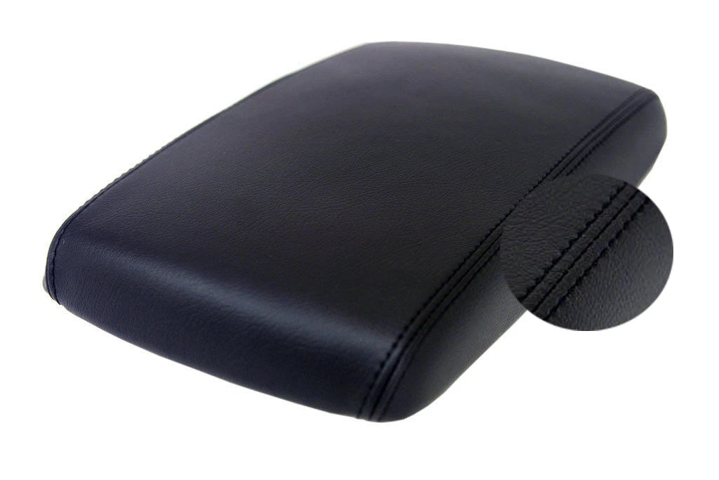 Center Console Armrest Cover for Hyundai Genesis (2009–2014) Black Leather