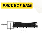 2X Black Bumper Support Brackets for Ford Edge (2007–2010)
