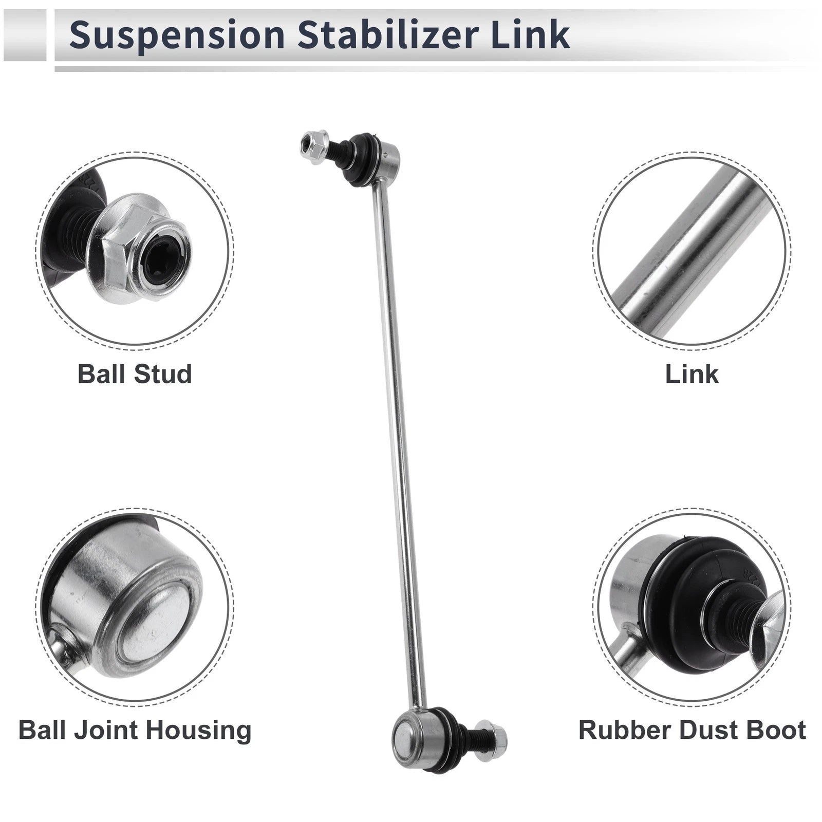 Front Stabilizer Bar Links No Bushing for Honda Ridgeline (2006–2014) No.K750097