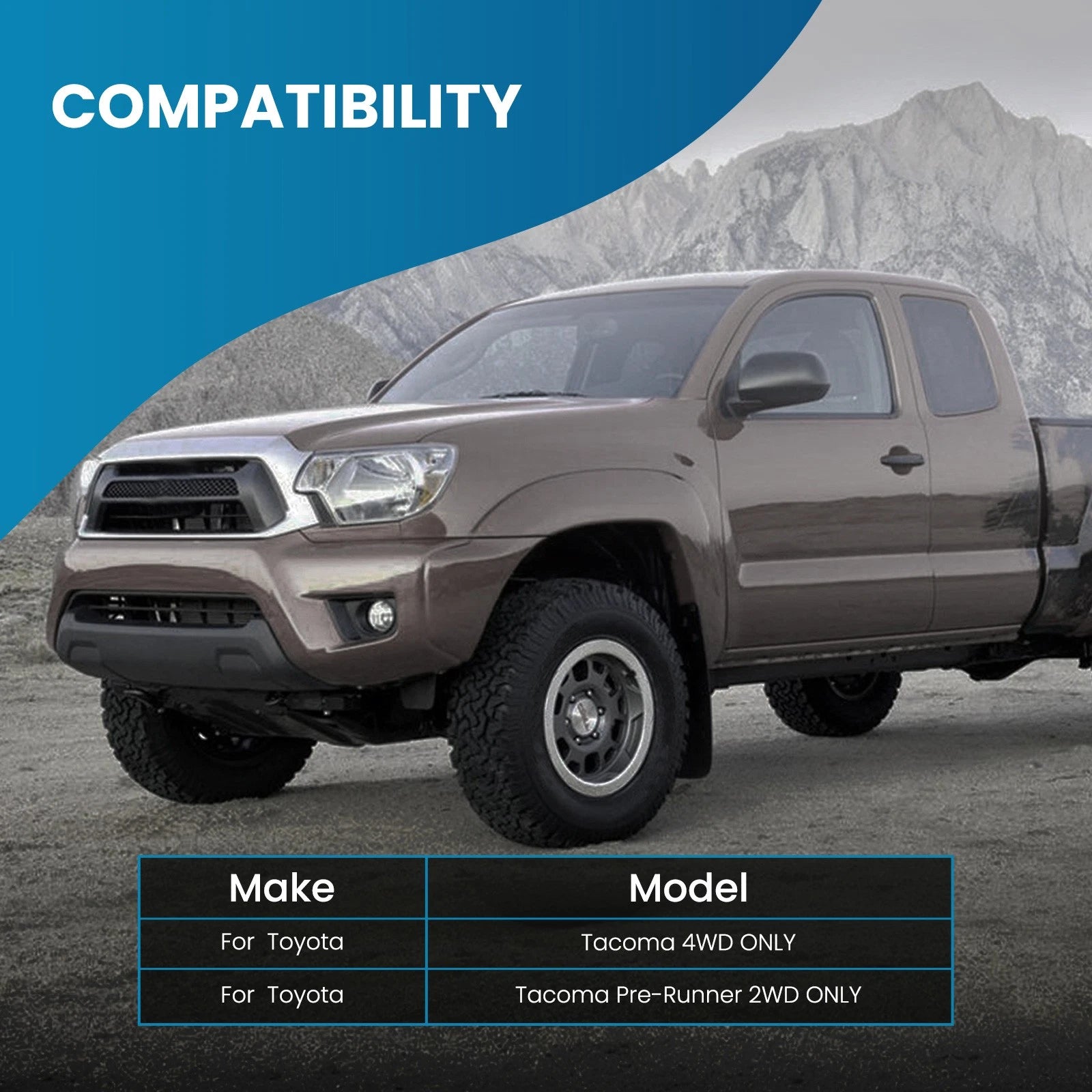 Rear Air Spring Suspension Kit for Toyota Tacoma (2005–Present)