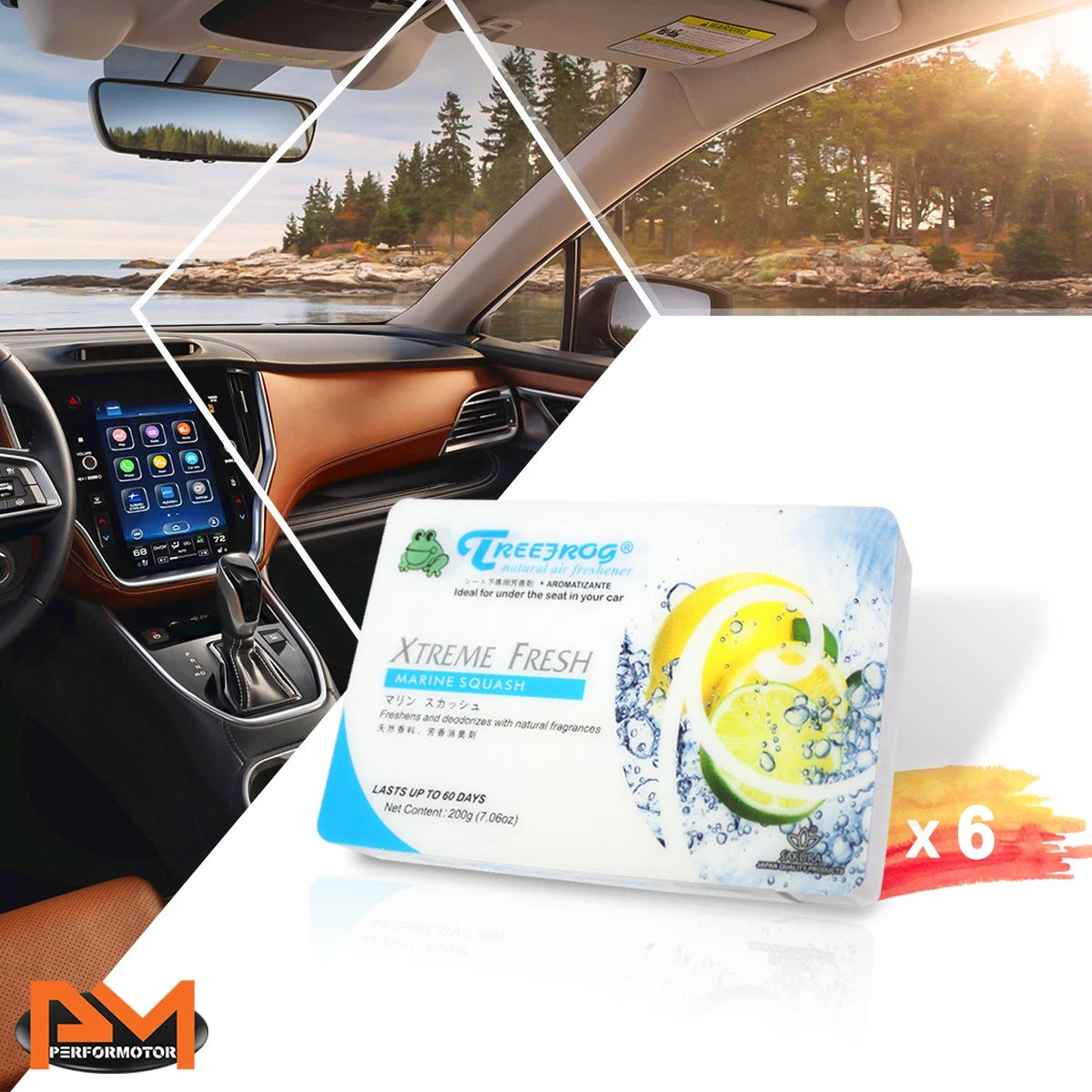 Air Freshener for X6 (200G) - Japan Marine Squash Scent Deodorizer