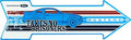 Metal Arrow Sign for Ford Mustang (6" x 20")