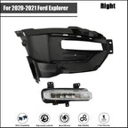 LED Fog Light Lamp Assembly Trim Cover for Ford Explorer (2020–2021)