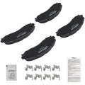 Rear Ceramic Brake Pads Kit for Ford F-250 F-350 Super Duty (2013–2022) D1691