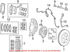 Set of 4 Genuine OEM Front Disc Brake Pads for Durango Grand Cherokee (68303052AA)