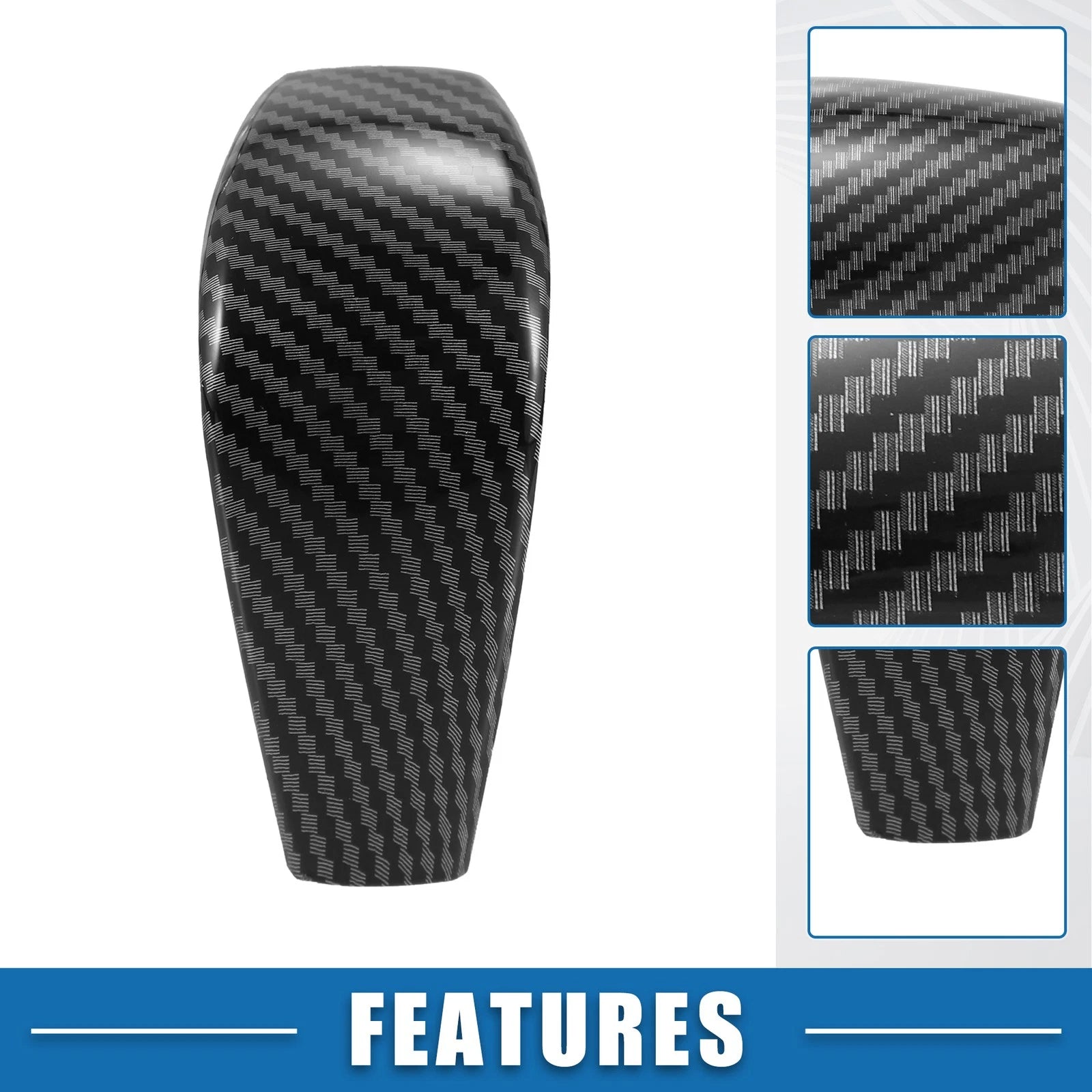 Carbon Fiber Gear Shifting Knob Cover Trim for Ford Ranger (2019–2021)