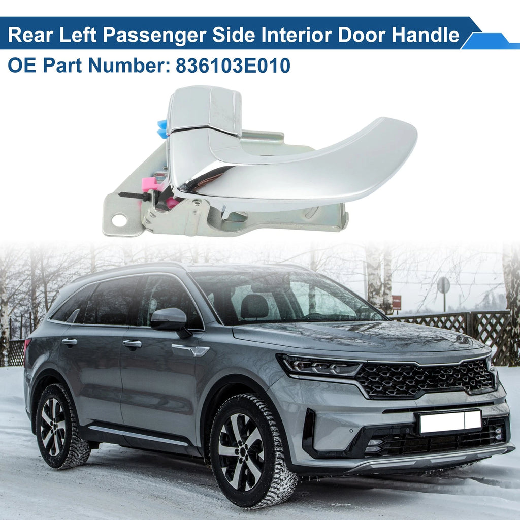 Rear Left Passenger Side Interior Door Handle for Kia Sorento (2011–2016) No. 836103E010