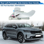 Rear Left Passenger Side Interior Door Handle for Kia Sorento (2011–2016) No. 836103E010