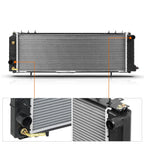 Aluminum Radiator DPI-78 for Jeep Cherokee Comanche Wagoneer (1984–1990)