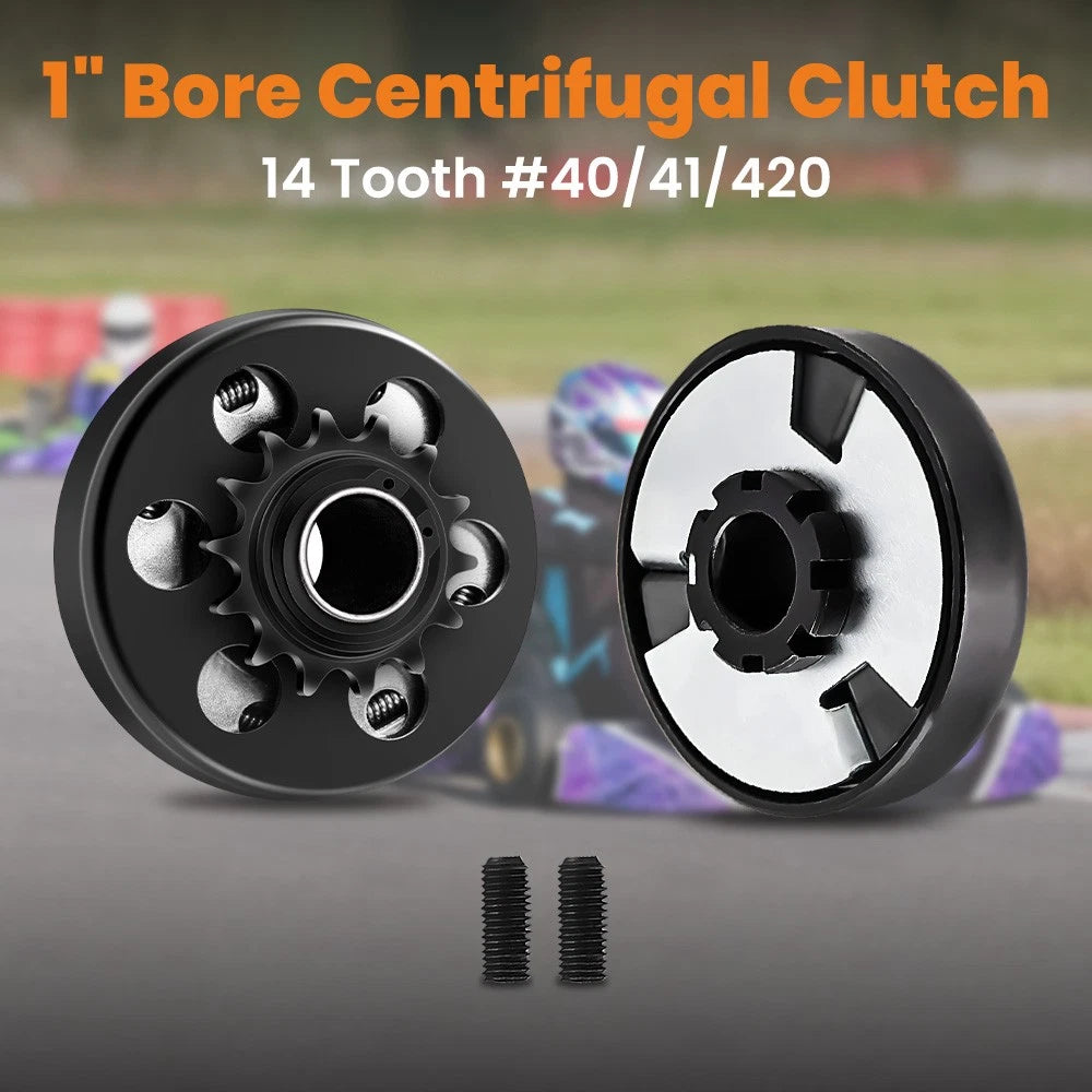 14 Teeth Centrifugal Clutch 1'' Bore for Go Kart (#40/41/420)