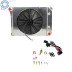 3-Row Aluminum Radiator with Shroud Fan Kit for Chevy El Camino (1971–1987)