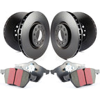 Set of 4 Brake Disc and Pad Kits for Mazda 3 (2006–2013)