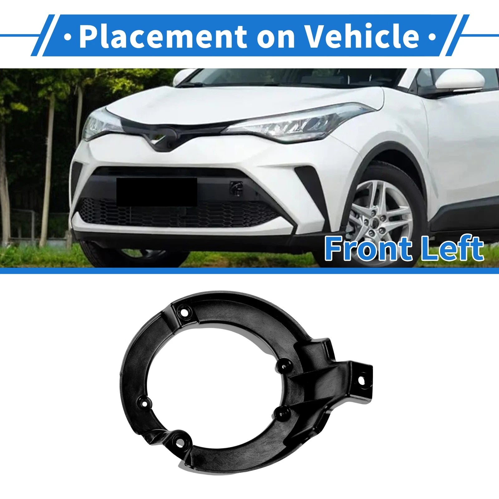 Front Left Fog Light Grill No. 81482F4050 for Toyota C-HR (2018–2021)