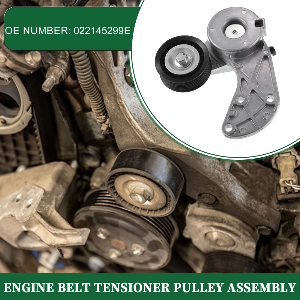 Engine Belt Tensioner Pulley Assembly for Volkswagen Touareg (2004–2016) No. 022145299E
