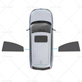 2X Rear Window Shades for Mazda 6 Liftback (2007–2012)