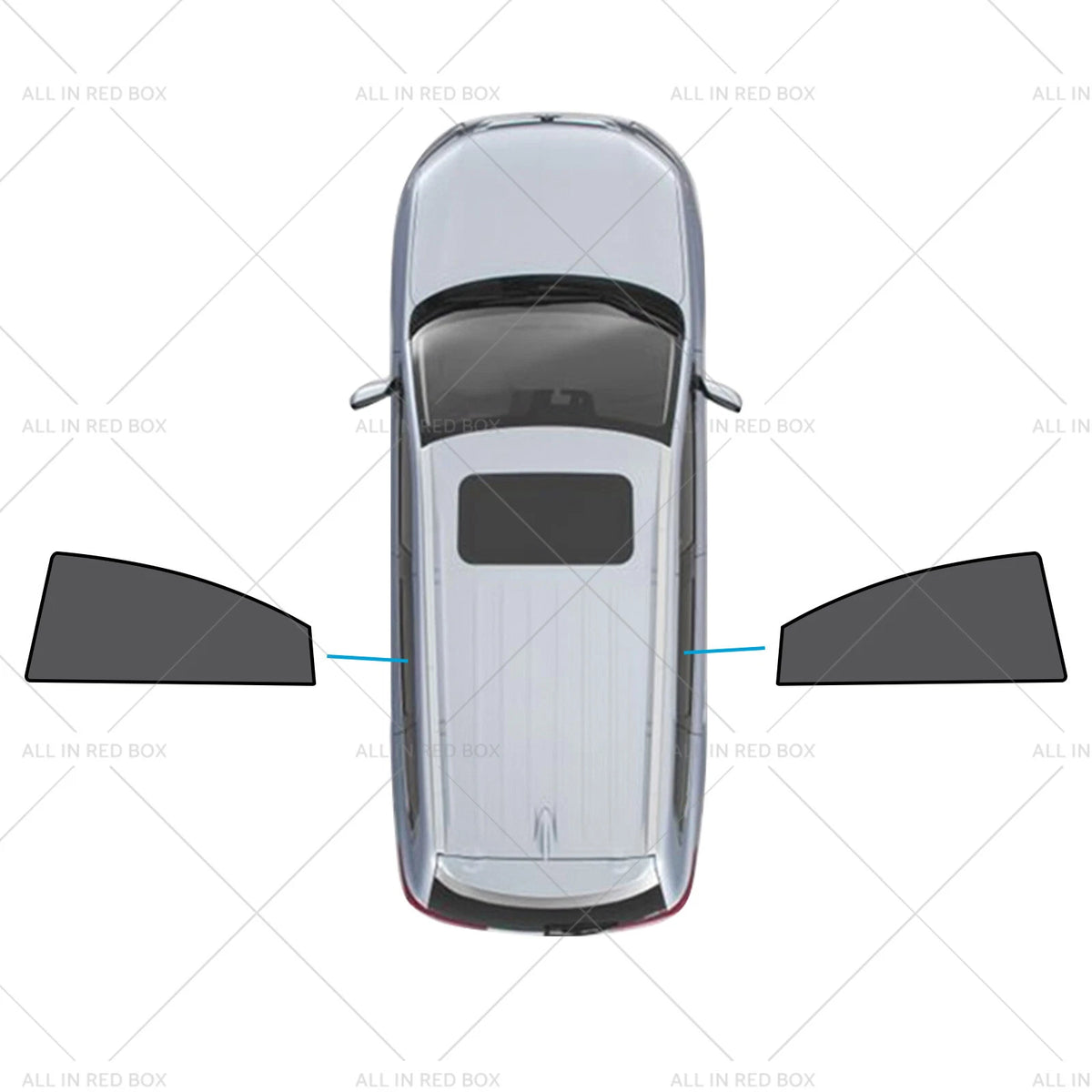 2X Rear Window Shades for Mazda 6 Liftback (2007–2012)