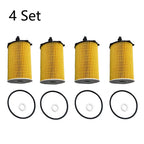Set of 4 Engine Oil Filters for Hyundai Azera, Kia Cadenza, Sedona, Sorento (26320-3CAA0)