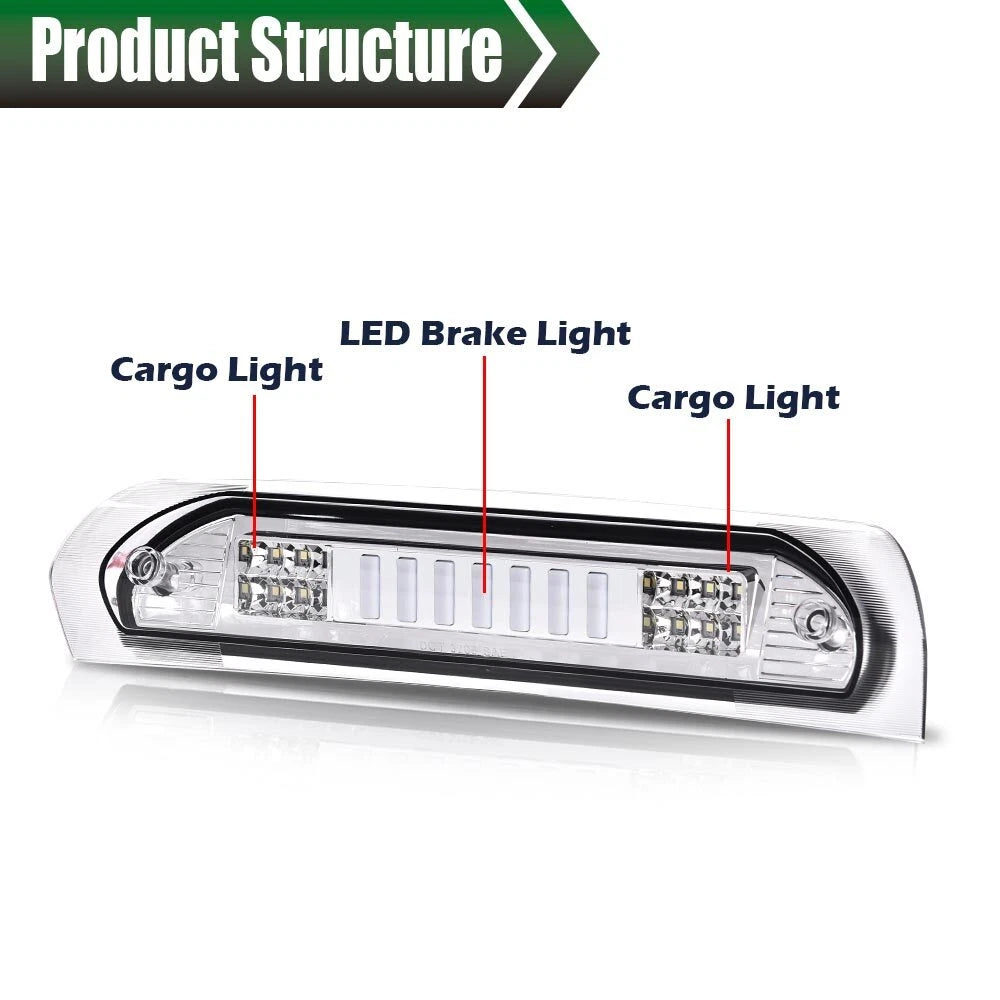 LED 3rd Tail Brake Light for Dodge Ram 1500 2500 (2002–2009)
