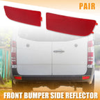 Pair Front Bumper Reflector for Mercedes-Benz Sprinter 250 350 (2006–2016) 9068260040