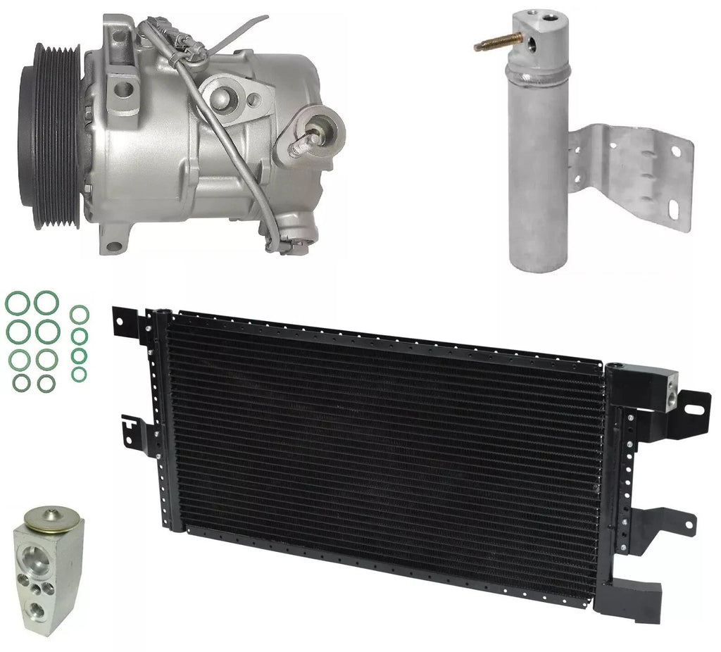 A C Compressor Kit with Condenser for Jeep Patriot 2.4L (2011–2014)
