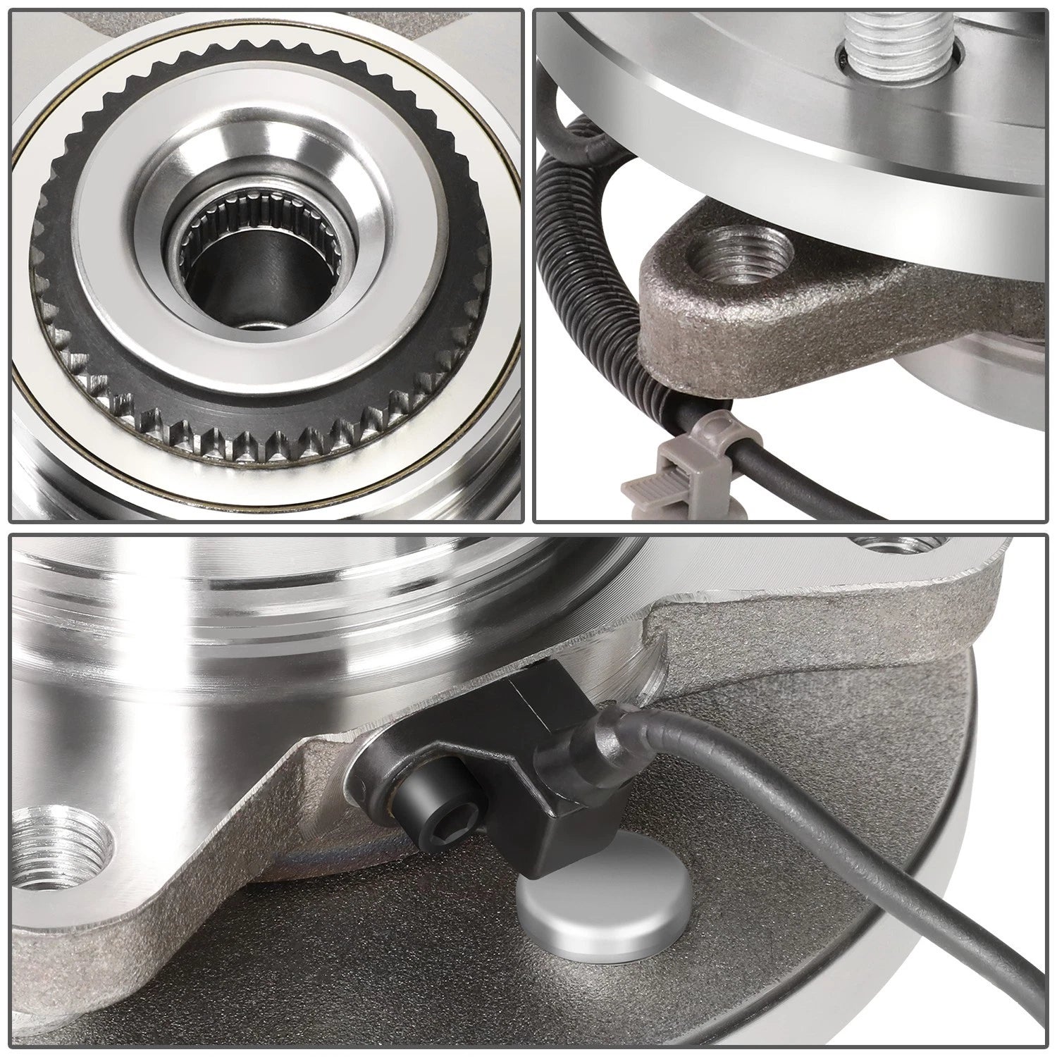 Set of 2 Wheel Bearing & Hub for Ford F150 4WD (2009–2010)