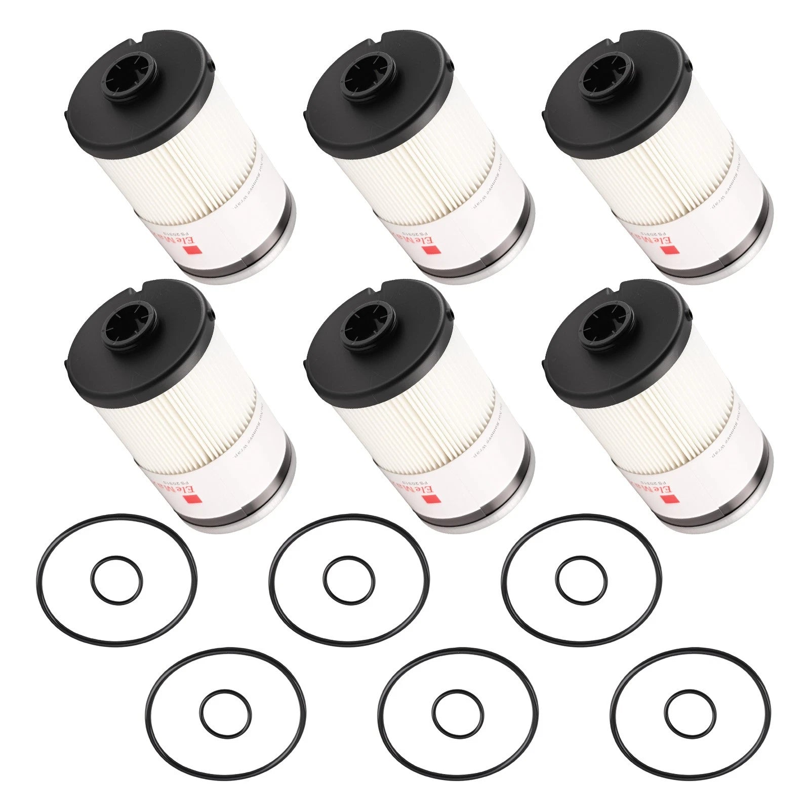 6X Fuel Filter Assembly FS20313 for Volvo D11 D13 Mack MP7 MP8HE