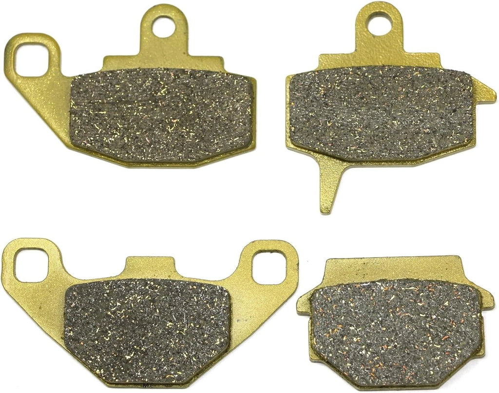 Set of 2 Front Rear Brake Pads for Kawasaki KL 650 (1987–2007)