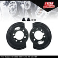 Set of 2 Rear Disc Brake Dust Shields for Hummer H2 (2003–2007)