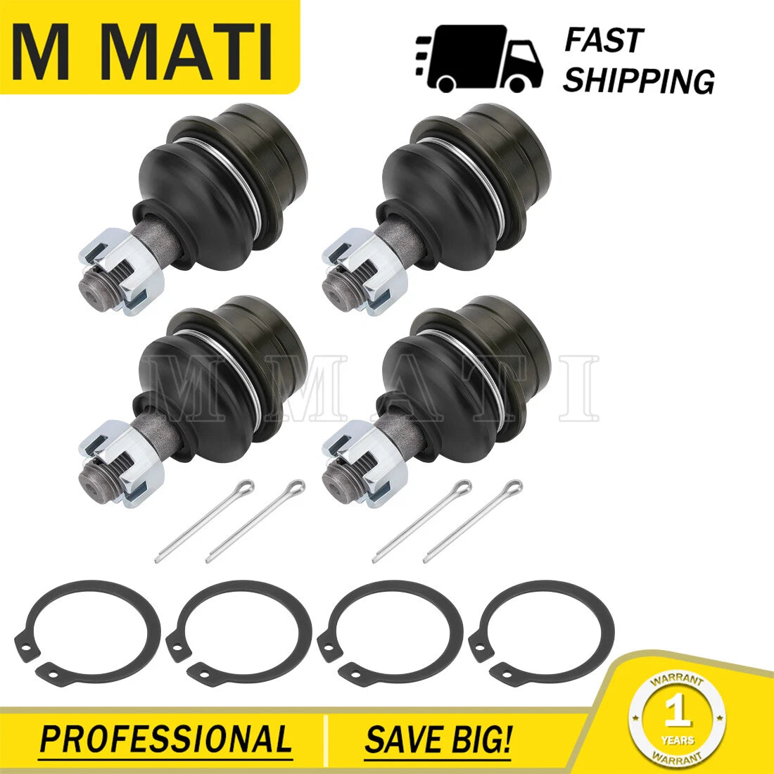 4X Ball Joint for Kawasaki KFX400 (2003–2006) & Suzuki KingQuad QuadSport