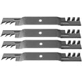 Set of 4 Toothed Mulching Mower Blades for Dolmar (Replaces 115)