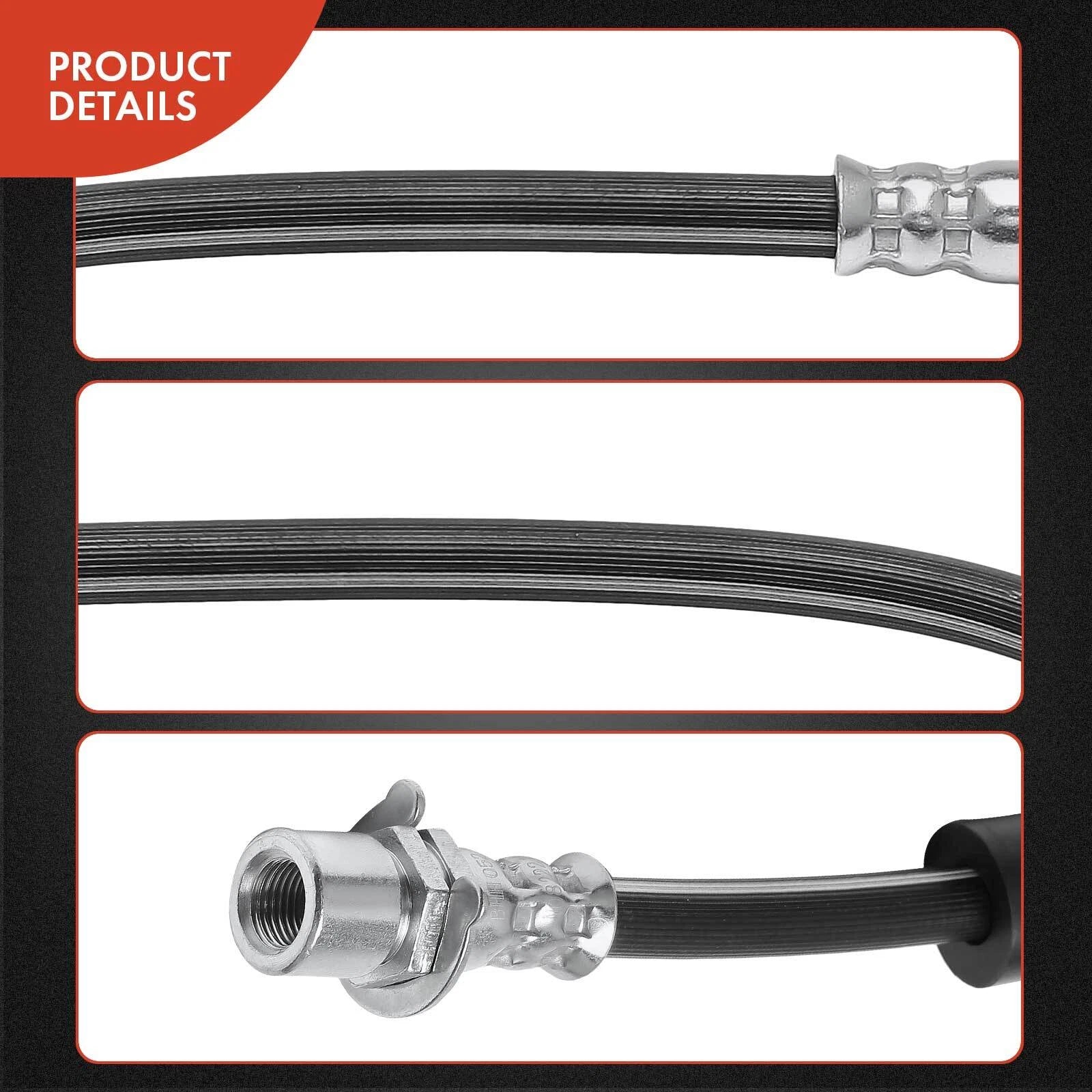 Rear Right Outer Brake Hydraulic Hose for Chevy Silverado 3500 HD (2007–2019)