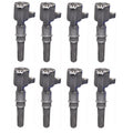 Set of 8 Ignition Coils for Ford E-150 F-250 Lincoln Mercury V8 (N/A) Denso 673-6000
