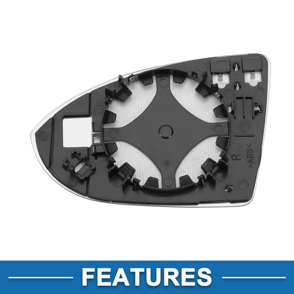 Heated Right Side Mirror Glass for Volkswagen Golf MK7 (2013–2020)