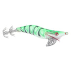 Squid Jig Fishing Lures Set of 4 with Bright Colors and Natural Movement