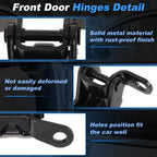 Front Driver Upper Side Door Hinge Assembly for Nissan Altima (2002–2012) 80401ZP80A